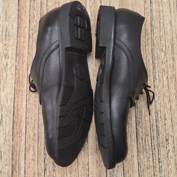 Mephisto Air-relax Genuine Leather Black Mens Size 13 Casual Dress Shoes - Picture 9 of 16